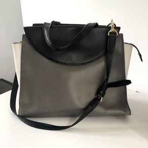 Kate Spade Saturday Handbag Crossbody Satchel grey